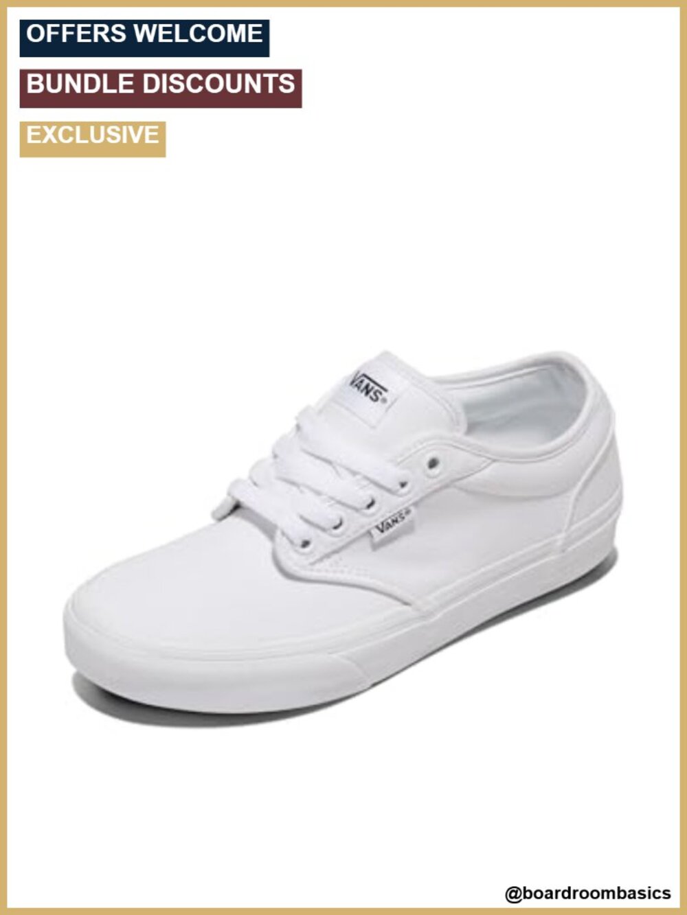 Vans Atwood Low Top Canvas Lace Up Fashion Sneakers Women's Shoes